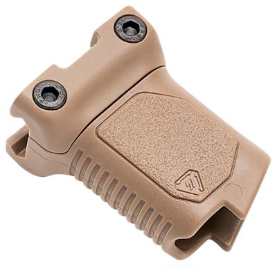 Strike Industries Angled Vertical Grip with Cable Management Storage, Fits Picatinny Rail, Short, Flat Dark Earth, Polymer