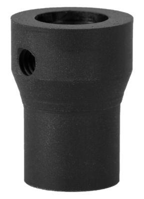 GrovTec Base-To-Stud Fixed Swivel Adaptor, Quick Detach, Black, Aluminum