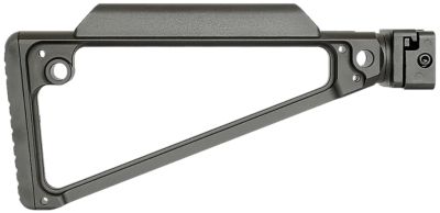 Midwest Industries Triangle Side Folding Stock, Black, 6061 Aluminum