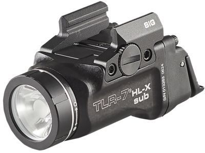 Streamlight 6000 Series TLR-7 HL-X SUB for Sig P365/XL, USB, Black, Aluminum, 1,000-Lumen
