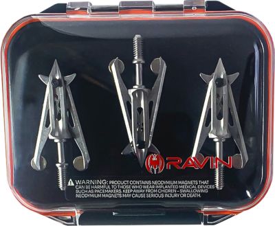 Ravin Crossbows Broadhead Case, Black/Clear