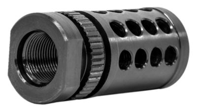 GrovTec 223 Cal G-Nite Flash Suppressor, 1/2 in. x 28 Thread, Black Nitride, Steel