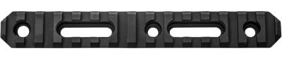 GrovTec Stock Rail, 6 in., Black Anodized, Aluminum