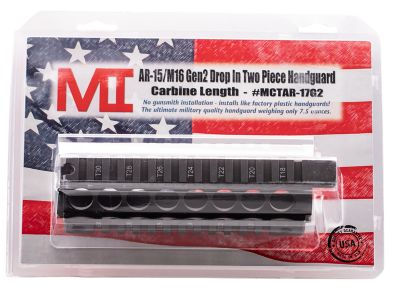 Midwest Industries Gen 2 Handguard for AR-15, 7 in., 6061 Aluminum, Black Hard Coat Anodized