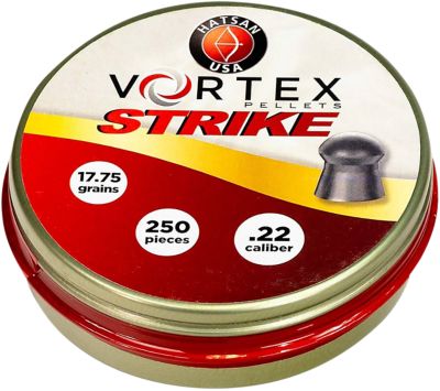 Hatsan USA Vortex Strike .22 Cal Lead Domed Pellets, 250 ct.