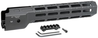 Midwest Industries Combat Handguard for Ruger PC9, 12 in. M-LOK, Black Hardcoat Anodized, 6061-T6 Aluminum