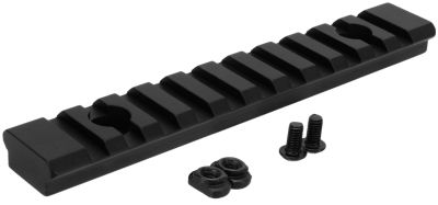 TacFire Picatinny Section Rail, 5 in., Black Anodized