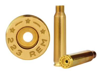 Starline Brass Unprimed Rifle Cases, 223 Rem, Brass, 100 Rounds