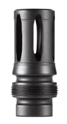 Dead Air Xeno A1 Flash Hider, 30 Cal, 5/8 in. x 24 Thread, 2.16 in. OAL, .99 in. Diameter, Black, Nitride, 4140 Steel