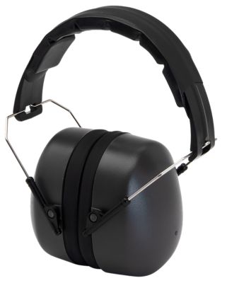 Pyramex Safety Foam Over-the-Head Earmuffs, 26 dB Noise Reduction Rating, Gray, 1 Pair