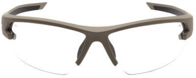 Pyramex Safety Adult Semtex 2.0 Anti-Fog Shooting Glasses, Clear/Tan