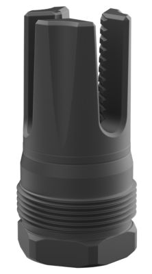 Breek Arms Scorch 3-Prong Plan B Flash Hider, Black Nitride, Steel, 5/8 in. x 24 Threads, 30 Cal