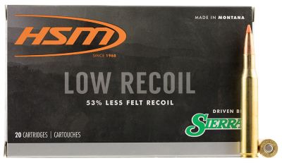 HSM Low Recoil .270 Win 130-Grain Orange Polymer Tip Rifle Ammunition, 20 Rounds