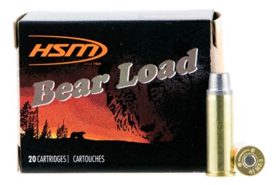 HSM Bear Load .41 Remington Magnum 230-Grain Semi Wadcutter Handgun Ammunition, 20 Rounds