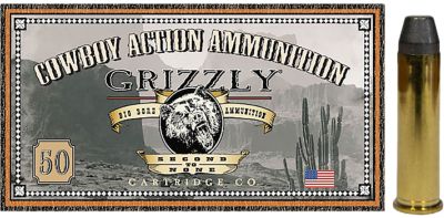 Grizzly Ammo .357 Magnum 158-Grain Round Nose Flat Point Handgun Ammunition, 50 Rounds