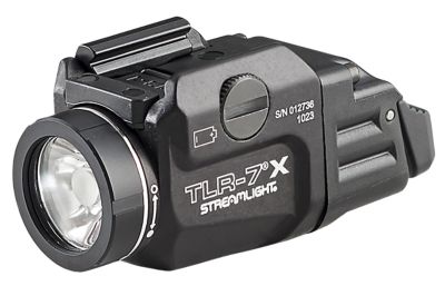 Streamlight TLR-7X Gun Light, Black Anodized, 500-Lumen, White LED