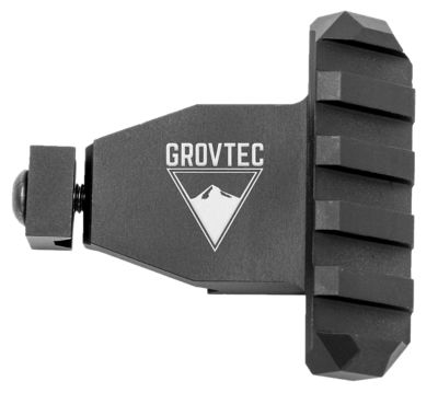 GrovTec Picatinny Rail, Angled, Black Anodized, Aluminum