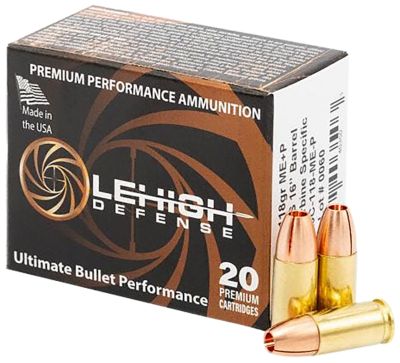 Wilson Combat 9mm Luger 118-Grain Handgun Ammunition, 20 Rounds