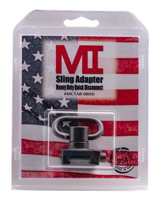 Midwest Industries Quick Detach Front Sling Adapter, Heavy Duty, Black, Aluminum