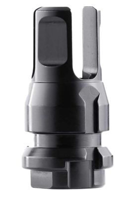Dead Air KeyMo Flash Hider, 9mm, 1/2 in. x 28 Sig Taper Threads, 2.063 in. OAL, Black Nitride, 4140 HT Alloy