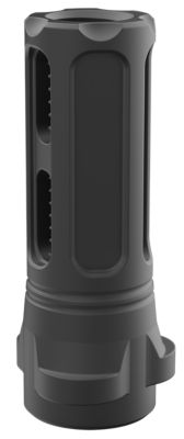 Breek Arms Sentinel Caged Flash Hider for Breek-LOK 3QD, Black Nitride, Steel, 5/8 in. x 24 Threads, 9mmLuger