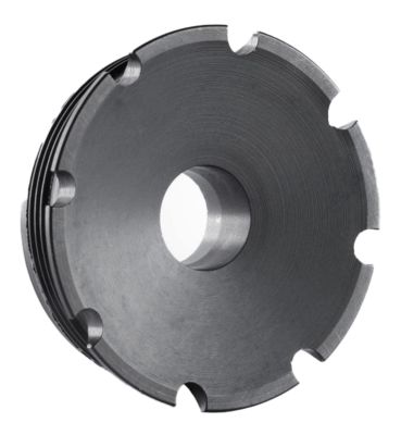 Dead Air 45 Cal R-Series Front Cap, Stainless Steel, Black Nitride