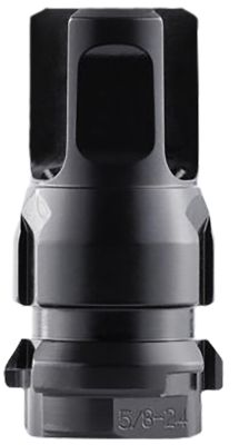 Dead Air KeyMicro Brake Flash Hider, 9mm, 1/2 in. x 28 Thread, Black Nitride, 4140 HT Alloy
