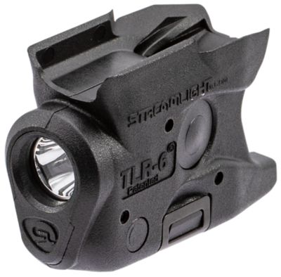 Streamlight TLR-6 Gun Light for Smith & Wesson M&P Shield (Light Only), Black, 100-Lumen, White LED