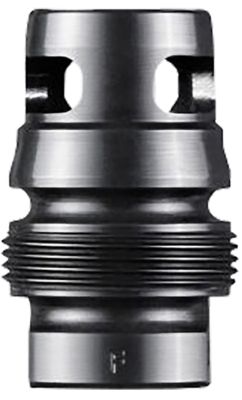 Dead Air Xeno P-Series Wee Brake, 9mm, 5/8 in. x 24 Thread, Black Nitride, 4140 HT Alloy