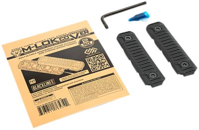Strike Industries Cable Management Cover for M-LOK, Long, 3.14 in.L, Black, Polymer