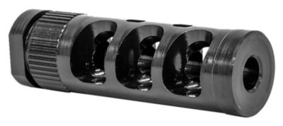 GrovTec G-Comp Compensator, 308 Cal, 5/8 in. x 24 Thread, Black, Nitride, Steel
