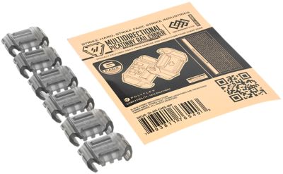 Strike Industries Multidimensional Picatinny Rail Cover with Cable Management, Clear Smoke