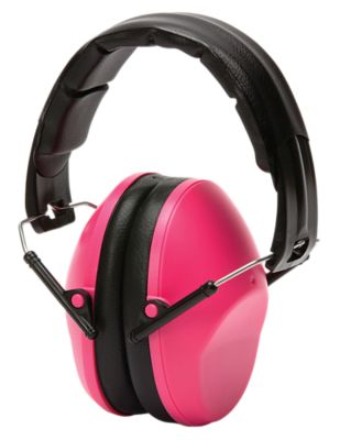 Pyramex Safety Venture Gear VG90 Over-the-Head Earmuffs, 22 dB Noise Reduction Rating, Pink/Black, 1 Pair