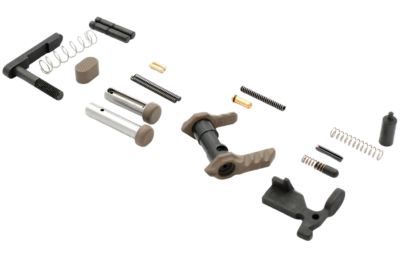 Timber Creek Outdoors Greyman Lower Parts Kit for AR-Platform, Desert