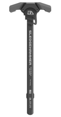 Breek Arms Sledgehammer Charging Handle for Mil Spec AR-15/M16 Rifles, Gray, Type 3 Hard Anodize, 7075-T6 Aluminum