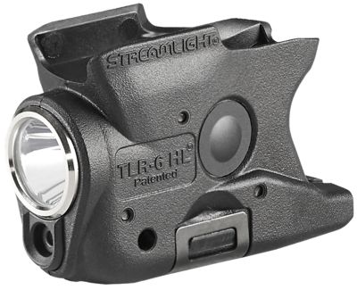 Streamlight TLR-6 HL Gun Light for Smith & Wesson M&P Shield, Black, 300-Lumen, White LED/Red Laser