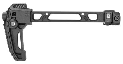Strike Industries FSA Single Folder Stock, Picatinny Rail Mount, Black, Steel