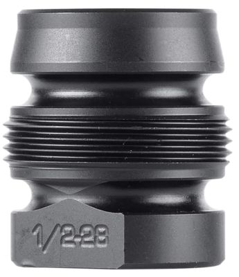 Dead Air 45 Cal Xeno Mount, .578 in. x 28 Thread, 4140 HT Alloy Steel, Nitride Black