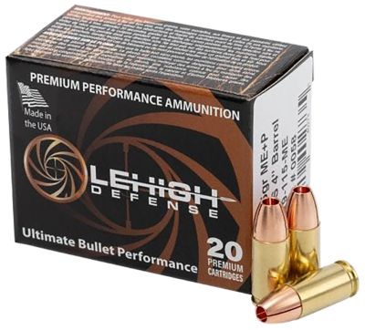 Wilson Combat 9mm Luger+P 115-Grain Handgun Ammunition, 20 Rounds