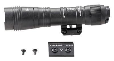 Streamlight ProTac 2.0 Rail Mount Light, Light Only, Black Anodized, Aluminum, 250/2,000-Lumen, White LED, 266 Meters Beam