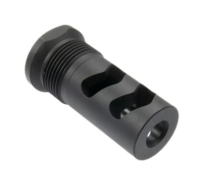 Wilson Combat 30 Cal Muzzle Brake Whisper, 5/8 in. x 24 Thread, Black, Melonite