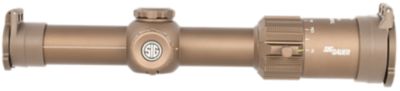 Sig Sauer Electro-Optics 1-6x 24mm Tango-MSR Rifle Scope, 30mm Tube, Second Focal Plane, Coyote