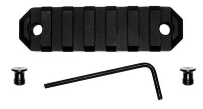 GrovTec KeyMod Rail, 3 in., Black Anodized, Aluminum