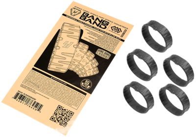 Strike Industries Bang Band, 5-Pack, Black, Rubber