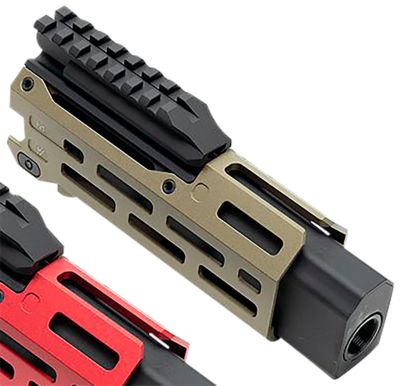Strike Industries Strike Handguard for CZ Scorpion EVO (7.72 in. Barrel Length), 6 in., M-LOK, Faux Suppressor, Flat Dark Earth