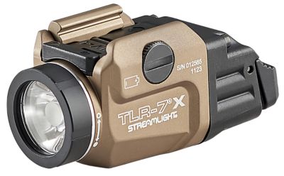 Streamlight TLR-7X Gun Light, Flat Dark Earth, 500-Lumen, White LED