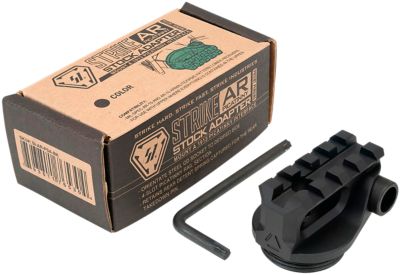 Strike Industries Picatinny Stock Adapter for AR-Platform, Black Anodized