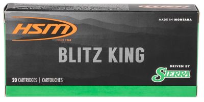 HSM Varmint .22-250 Remington 55-Grain Sierra BlitzKing Rifle Ammunition, 20 Rounds