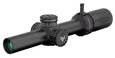 Swampfox Optics 1-10x 24mm Arrowhead Low-Power Variable Optic Scope, 30mm Tube, Guerrilla Dot MOA Green Reticle, Black