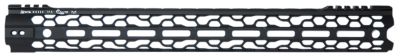Odin Works O2 Lite AR-10 M-LOK Forend for AR-10, 17.50 in., M-LOK, Mounting Hardware Included, Black, Aluminum